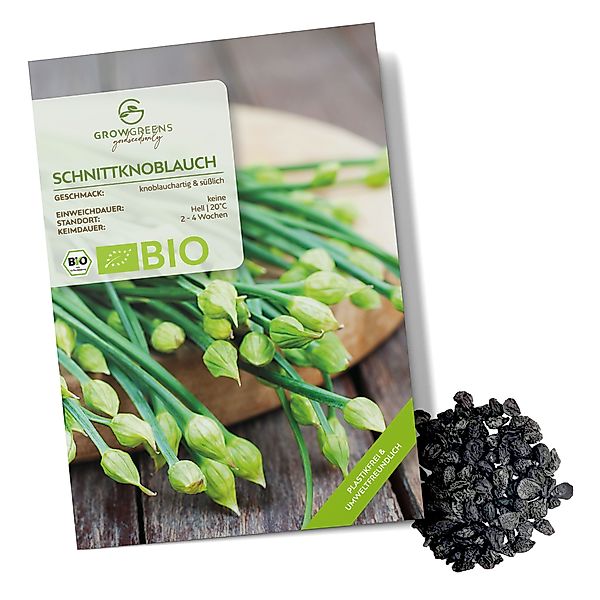 Growgreens Kräutersamen BIO Schnittknoblauch Samen - günstig online kaufen