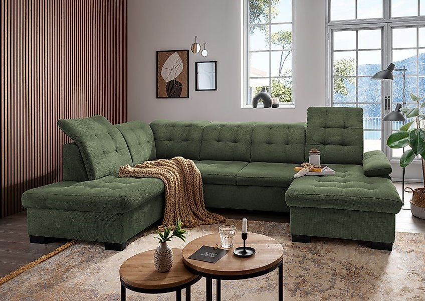 Myhomelando Wohnlandschaft Atlanta, mit Schlaffunktion günstig online kaufen