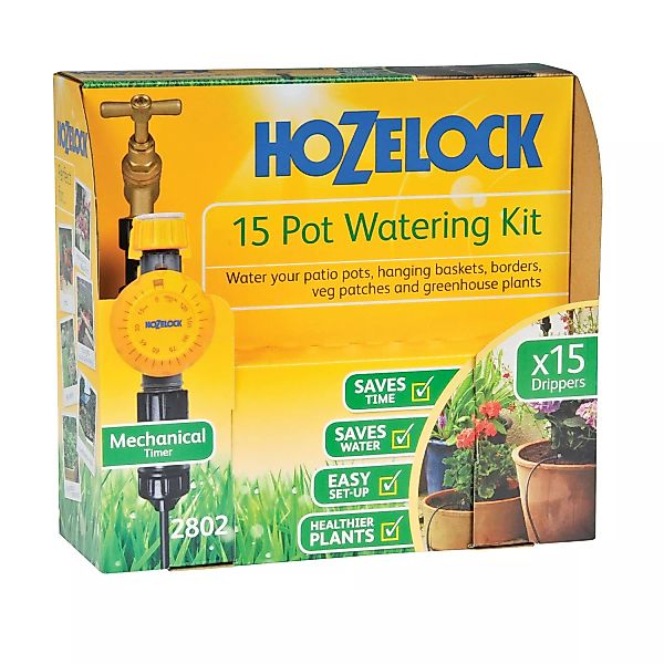 Hozelock Automatisches Bewässerungs-Set 15 Tropfer günstig online kaufen