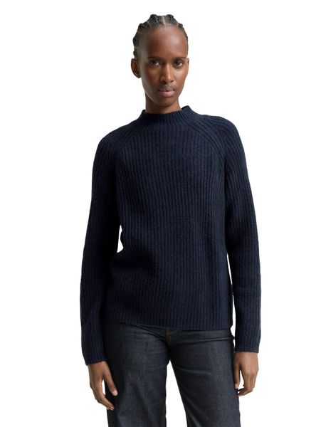 TOM TAILOR Denim Strickpullover mit Stehkragen günstig online kaufen