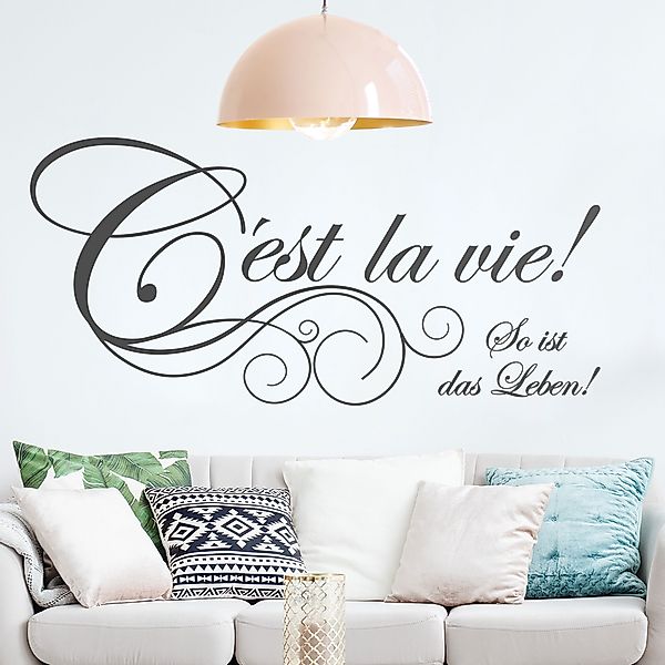 Wandtattoo C'est la vie! günstig online kaufen