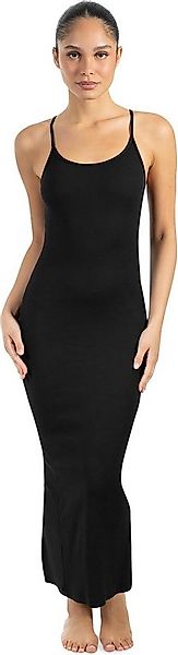 Smilodox Maxikleid Aveline, figurbetontes Rippstrickkleid mit Spaghettiträg günstig online kaufen