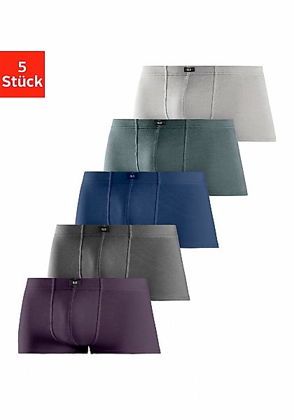 H.I.S Hipster Packung, 5 Stk. knapp sitzende Boxershorts aus Baumwollstretc günstig online kaufen