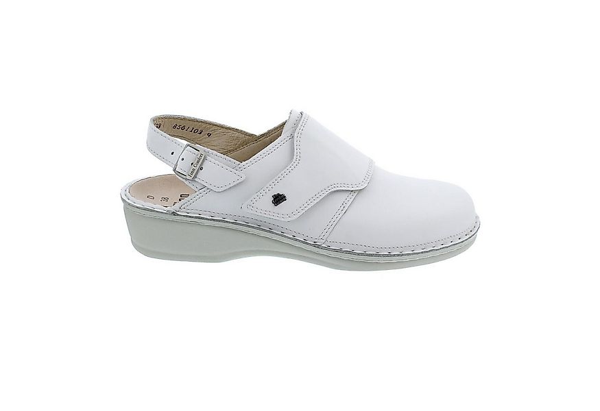 Finn Comfort Finn Comfort Assuan Clog, Nappa (Glattleder), weiss, Klettvers günstig online kaufen