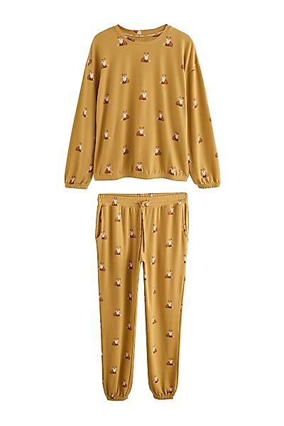 Next Pyjama Weicher, langärmeliger Schlafanzug (2 günstig online kaufen
