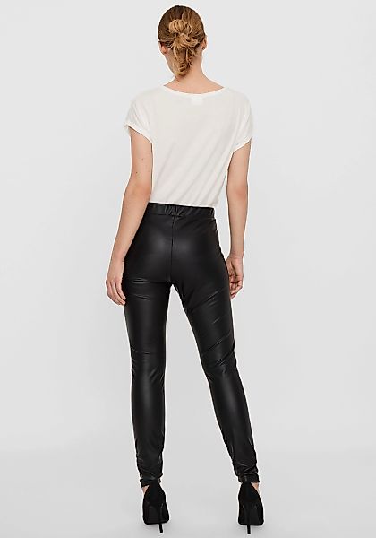 Vero Moda Lederimitathose VMGANA MR PL LEGGING günstig online kaufen