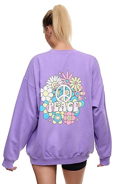 Worldclassca Longsweatshirt Worldclassca Oversized Sweatshirt PEACE günstig online kaufen