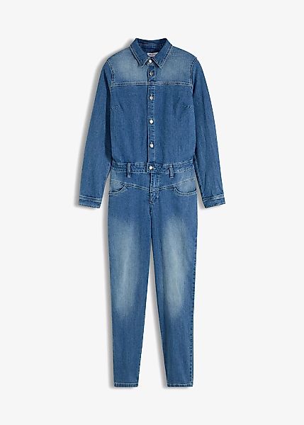 Jeans-Overall mit Stretch günstig online kaufen
