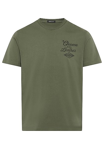 Replay T-Shirt mit Print, Rundhalsausschnitt günstig online kaufen