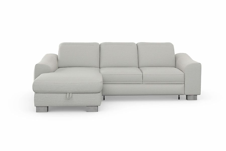 sit&more Ecksofa »Dundee L-Form« mit Federkern und Edelstahlfüßen, wahlweis günstig online kaufen