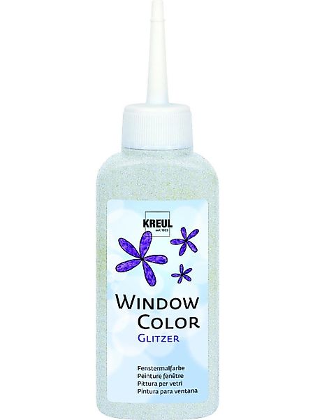 Kreul Bastelfarbe Kreul Window Color glitzersilber günstig online kaufen