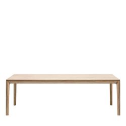 Küchentisch aus Eiche massiv weiß geölt 75 cm hoch günstig online kaufen