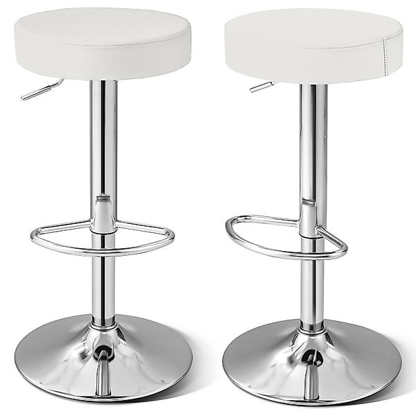 COSTWAY Barhocker (2er Set), gepolstert, Barstuhl günstig online kaufen