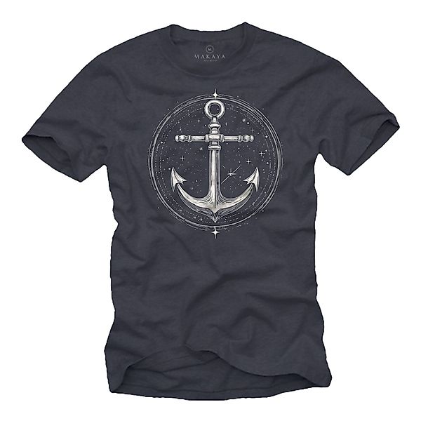MAKAYA T-Shirt mit Anker Motiv für günstig online kaufen