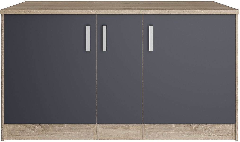 KOCHSTATION Kücheninsel »KS-Toronto«, Breite 153 cm, MDF-Fronten, Flaschenr günstig online kaufen
