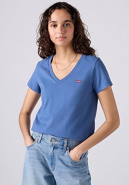 Levi's® V-Shirt Perfect Tee mit kleinem Batwing- Logo günstig online kaufen