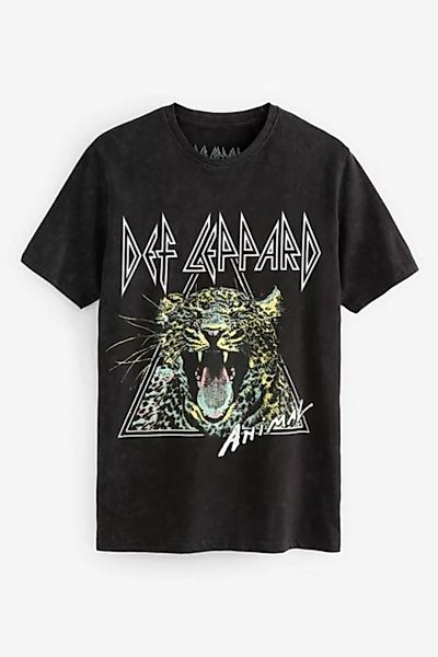 Next T-Shirt Lizensiertes T-Shirt, Def Leppard (1-tlg) günstig online kaufen