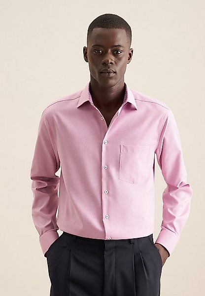 seidensticker Businesshemd Regular Regular 1/1 Kentkragen Struktur günstig online kaufen