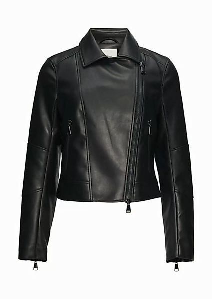 s.Oliver BLACK LABEL Bolerojacke ohne Verschluss und aus Bouclé günstig online kaufen