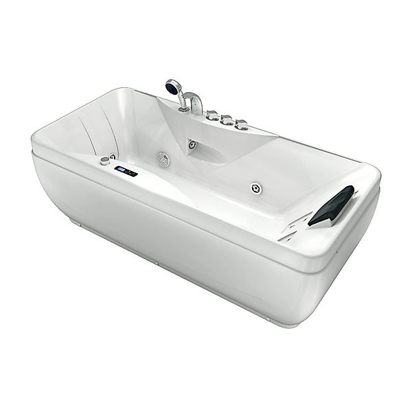 AcquaVapore Whirlpool Pool Badewanne Wanne W49-PR 170x80 mit Farblichtherap günstig online kaufen