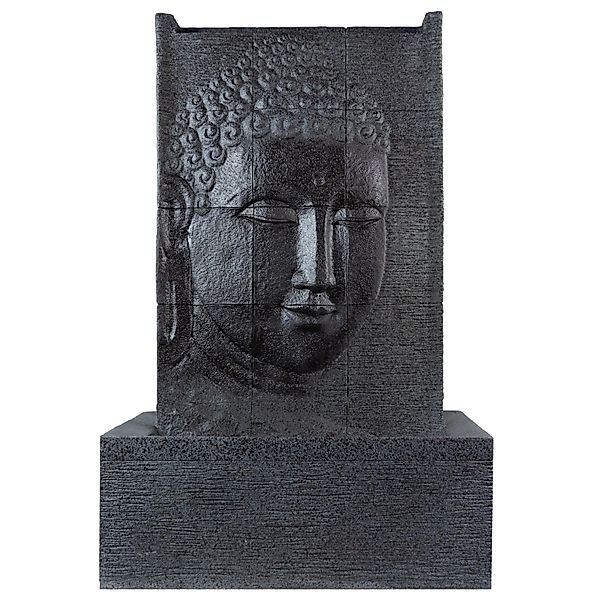 Intergarden Wasserspiel Zimmerbrunnen Groß Buddha 100cm mit Beleuchtung günstig online kaufen