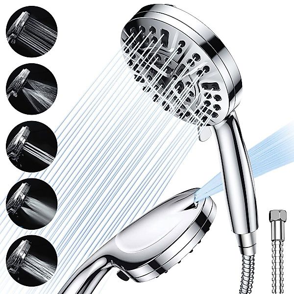 Novzep Handbrause Handbrausen Brausegarnituren Dusche Hochdruck-Handbrause günstig online kaufen