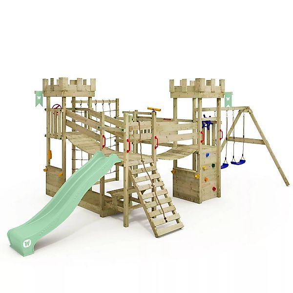 Wickey Spielturm Smart Arch mit Rutsche Pastellgrün günstig online kaufen
