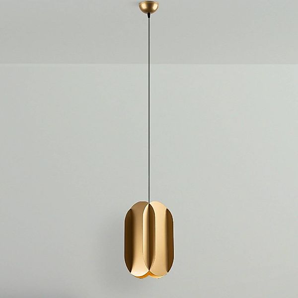 Hängeleuchte Corner, goldfarben, Höhe 35 cm, Metall, E27 günstig online kaufen