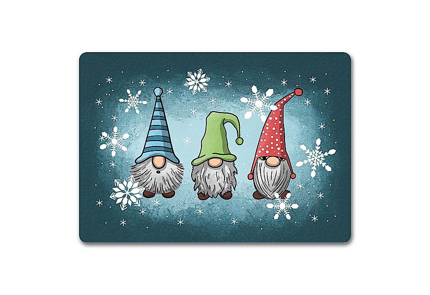speecheese Fußmatte Weihnachts-Wichtel Fußmatte in 35x50 cm ohne Rand günstig online kaufen