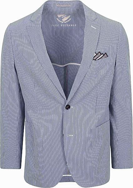 Suitable Blazer Lind Streifen Blau - Größe 46 günstig online kaufen