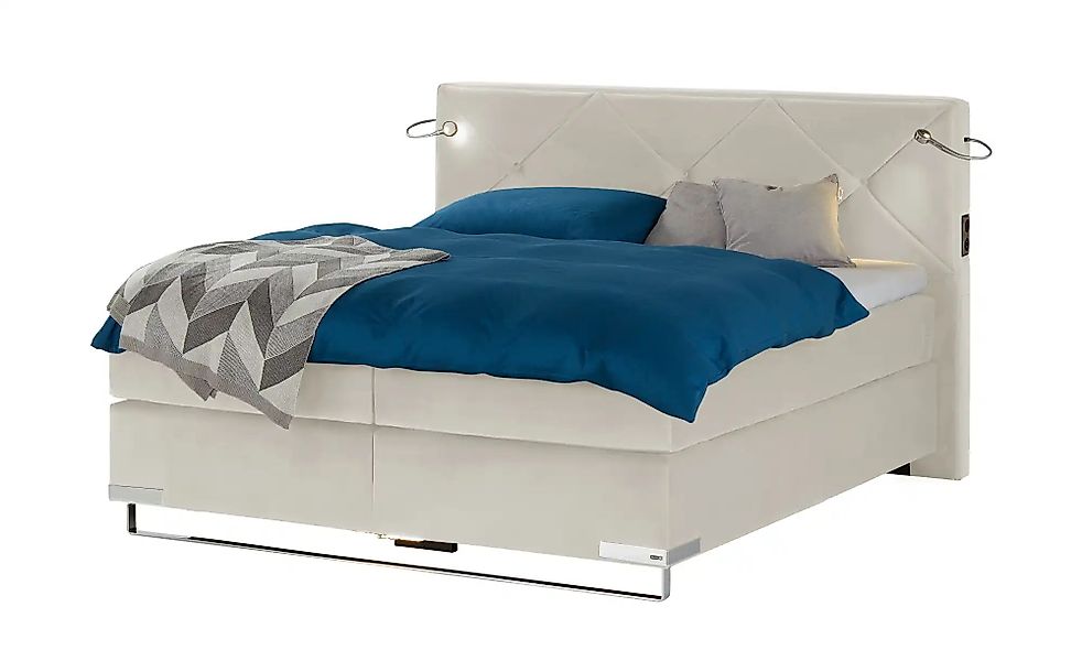 Musterring Boxspringbett Premiumversion Dubai ¦ creme ¦ Maße (cm): B: 217 H günstig online kaufen