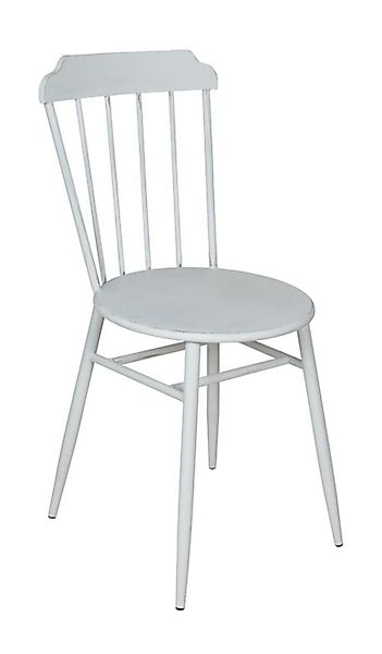 BURI Gartenstuhl Metallstuhl Scandi antik weiß günstig online kaufen