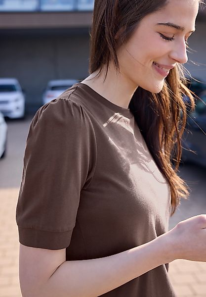 STREET ONE STUDIO V-Shirt Rundhalsausschnitt günstig online kaufen