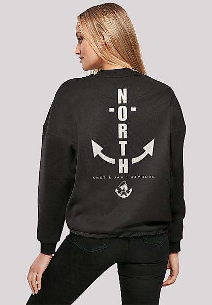 F4NT4STIC Sweatshirt "North Anchor Knut & Jan Hamburg" Print günstig online kaufen