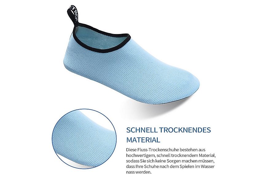 Refttenw Rutschfest Barfußschuhe Leichte Schnell Trocknend Badeschuh, Gr 34 günstig online kaufen