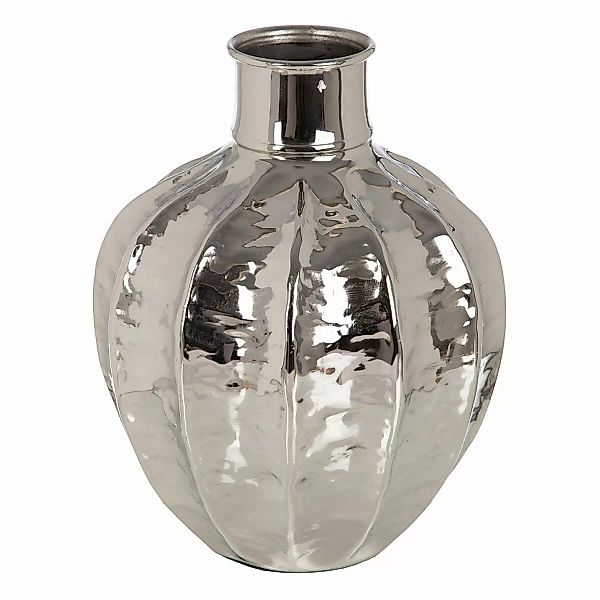 Vase Silber Aluminium 33 X 33 X 41 Cm günstig online kaufen