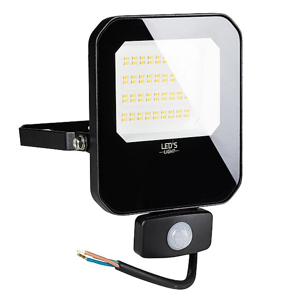 LED's light LED Wandstrahler 30W 4200lm 4000K IP65 IK05 Schwarz Sensor günstig online kaufen