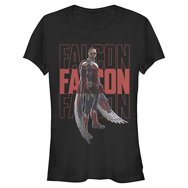Marvel - The Falcon and the Winter Soldier - Falcon Repeating - Frauen T-Sh günstig online kaufen
