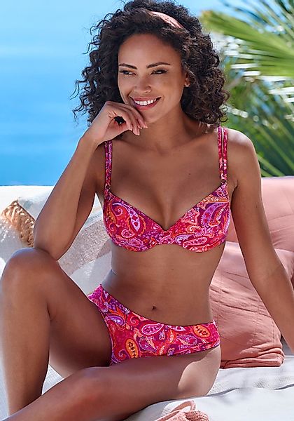 Vivance Bandeau-Bikini-Top "Pretty", mit modischem Paisleymuster günstig online kaufen