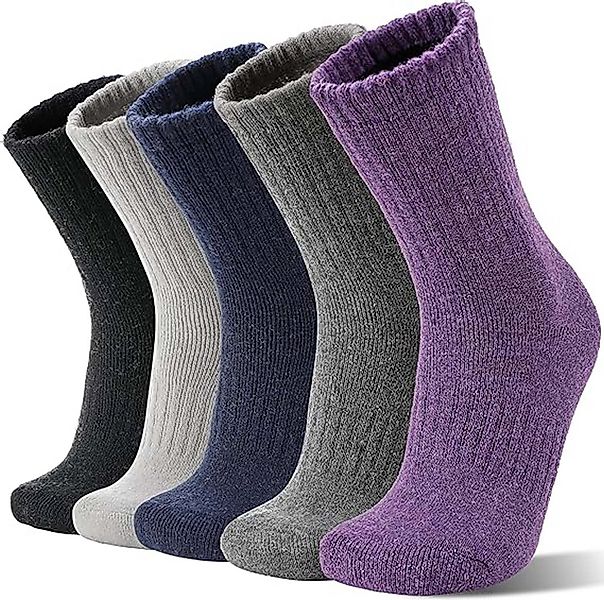 Bextsrack Thermosocken Damen Socken Winter Socken 5 Paar atmungsaktiv warm günstig online kaufen