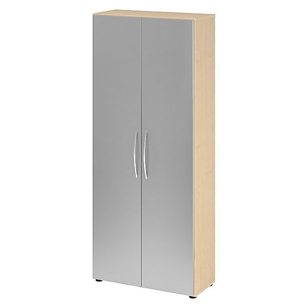 bümö Aktenschrank basic Aktenschrank Dekor: Ahorn/Silber günstig online kaufen