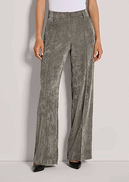 MADELEINE Cordhose Weite Cordhose mit Bügelfalten Modische Cordhose mit Str günstig online kaufen