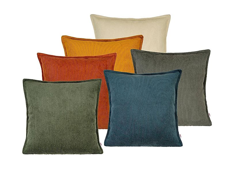 beties Kissenbezug HYggelig No.1, (1 Stück), Samtcord Kissenbezug ca. 40x40 günstig online kaufen