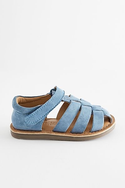Next Geschlossene Ledersandalen mit Klettverschluss Sandale günstig online kaufen