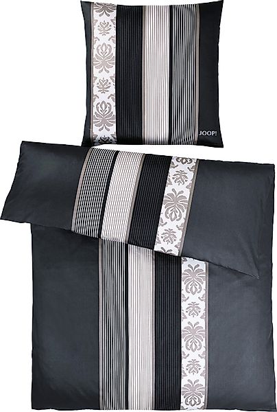 JOOP! Bettwäsche Bettwäsche "Ornament Stripe", Mako-Satin, günstig online kaufen