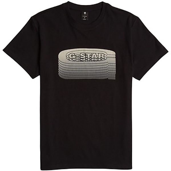 G-Star Raw  T-Shirt T-shirt  Stacked old skool logo günstig online kaufen