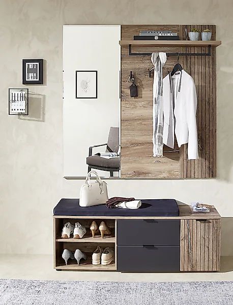 Innostyle Garderoben-Set "LINEA Garderoben Set,besteht aus 2 Typen, 134x204 günstig online kaufen