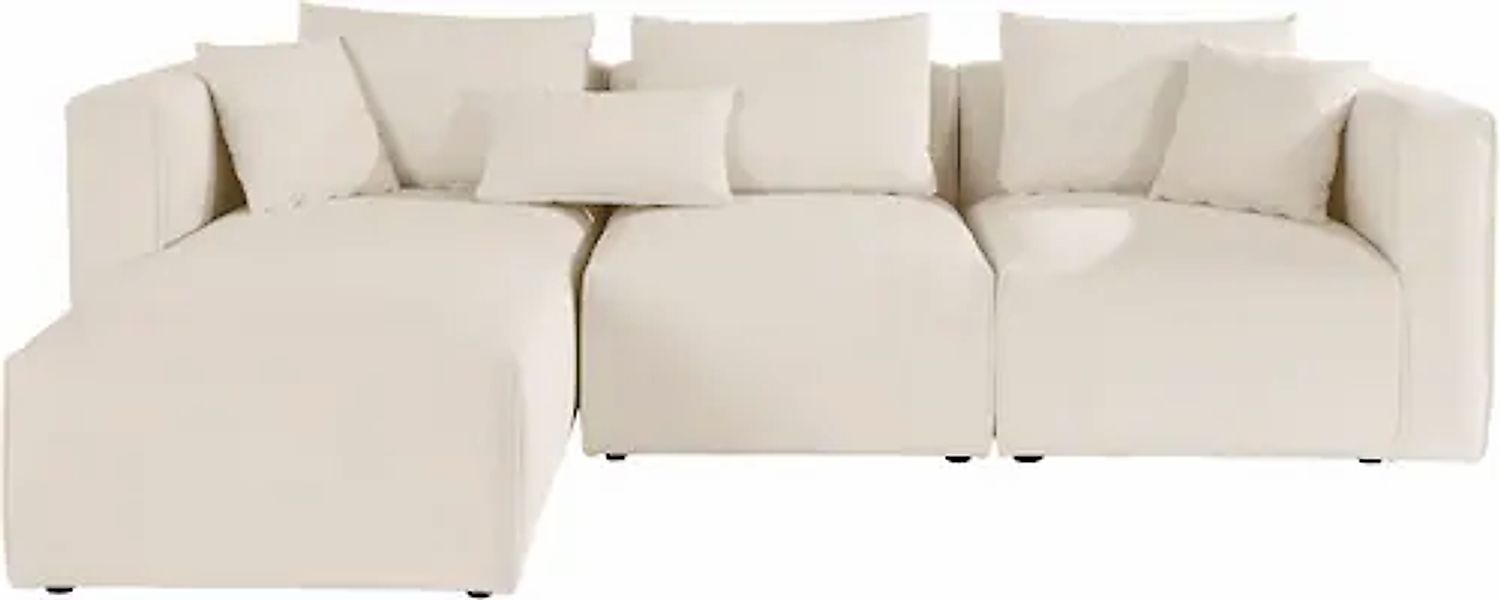 Home affaire Ecksofa »Comfine L-Form«, zusammengesetzt aus Modulen, 3 Bezug günstig online kaufen