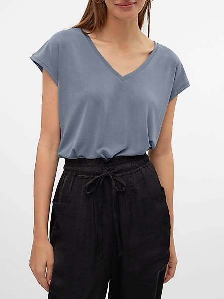 Vero Moda V-Shirt VMFILLI SS V-NECK günstig online kaufen