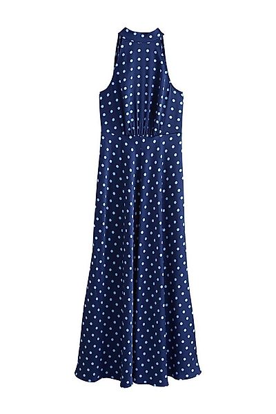 Next Midikleid Neckholder-Midikleid aus strukturiertem Satin (1-tlg) günstig online kaufen